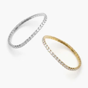 Brazalete Elástico Zirconias Acero Inoxidable 805