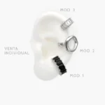 Cuff Zirconia Chapa de Rodio 136