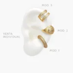 Cuff Zirconia Chapa de Oro 145