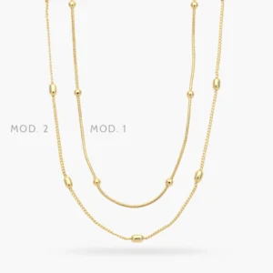 Collar Cadena Chapa de Oro 560