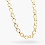 Collar Cadena Chapa de Oro 563-1