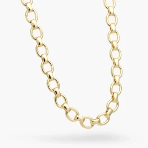 Collar Cadena Chapa de Oro 563-1