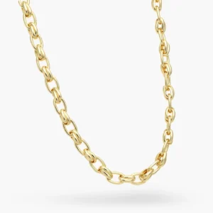 Collar Cadena Chapa de Oro 563-2