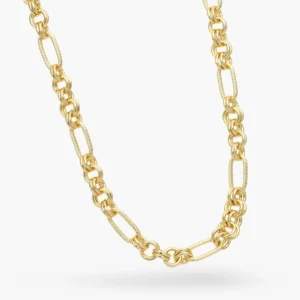 Collar Cadena Chapa de Oro 564-2