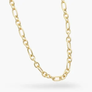 Collar Cadena Chapa de Oro 565-2