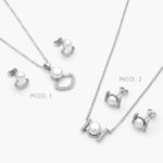 Juego Perla Chapa de Rodio 141