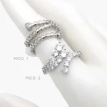 Anillo Ajustable Chapa de Rodio 1263