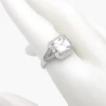 Anillo Ajustable Chapa de Rodio 1264