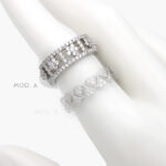 Anillo Churumbela Chapa de Rodio 1269 - Modelo A - 6