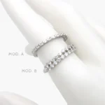 Anillo Churumbela Chapa de Rodio 1271