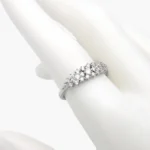 Anillo Zirconia Chapa de Rodio 1277