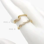 Anillo Churumbela Chapa de Oro 1286