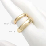 Anillo Liso Chapa de Oro 1287