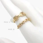 Anillo Churumbela Chapa de Oro 1288