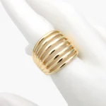 Anillo Chunky Chapa de Oro 1289