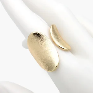 Anillo Ajustable Chunky Chapa de Oro 1308