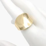 Anillo Ajustable Chunky Chapa de Oro 1319