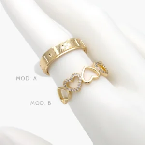 Anillo Churumbela Chapa de Oro 1324