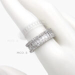 Anillo Churumbela Chapa de Rodio 1275 - Modelo A - 6