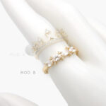 Anillo Churumbela Zirconia Chapa de Oro 1311
