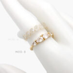 Anillo Churumbela Zirconia Chapa de Oro 1317 - Modelo A - 6