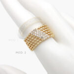 Anillo Churumbela Ajustable Chapa de Oro 1338 - Modelo 1