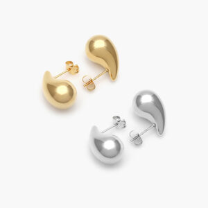 Aretes Acero Inoxidable Gotas 20mm. 0055