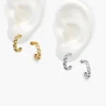 Aretes Zirconia Blanca Acero Inoxidable 292