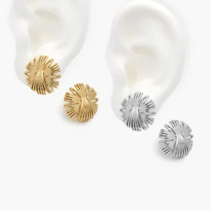 Aretes Lisos Acero Inoxidable 297