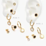 Set Aretes Acero Inoxidable 49