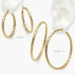 Arracadas Grandes Acero Inoxidable 214