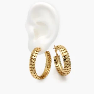 Arracadas Eslabones Acero Inoxidable 221