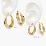 Arracadas Triples Acero Inoxidable 225