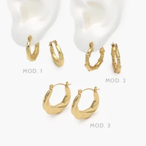 Arracadas Acero Inoxidable 227