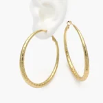 Arracadas Grandes Acero Inoxidable 244