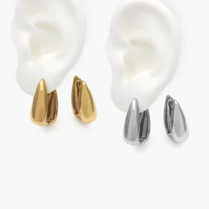 Arracadas Chunky Acero Inoxidable 247