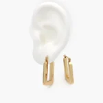 Arracadas Rectangulares Acero Inoxidable 251