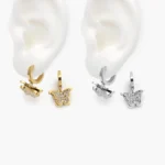 Hoops Mariposa Acero Inoxidable 254