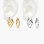 Arracadas Triples Acero Inoxidable 255