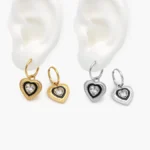 Hoops Corazón Acero Inoxidable 259