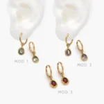 Hoops Zirconias Acero Inoxidable 265