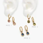 Hoops Zirconias Acero Inoxidable 266