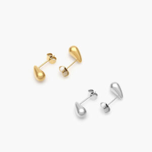 Borqueles Acero Inoxidable Gotas 11mm. 0055