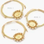 Pulso Ajustable Santos Chapa de Oro 312