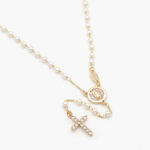 Rosario Perlas Virgen Guadalupe Chapa de Oro 62