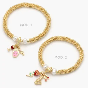 Pulso Elástico Estilo de Vida Chapa de Oro 684