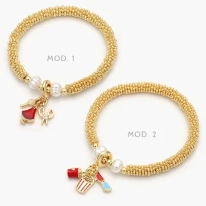 Pulso Elástico Estilo de Vida Chapa de Oro 687