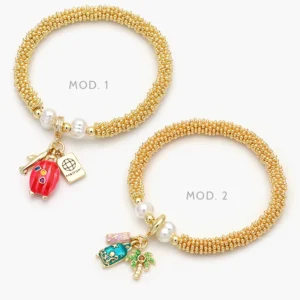 Pulso Elástico Vacaciones Chapa de Oro 688