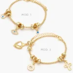 Pulso Ojo Turco Chapa de Oro 745