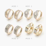 Arracadas Chapa de Oro Grupo 10